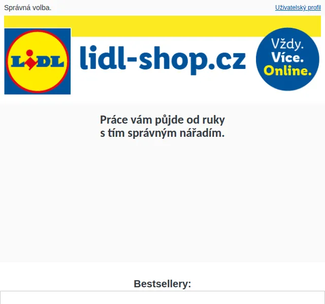 Lidl: PARKSIDE® nářadí + LIVERGY pantofle – červen 2026 | Nuslet.cz