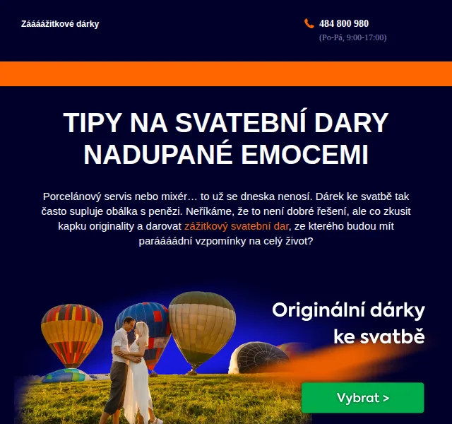 Adrop: Dárky ke svatbě plné zážitků – červen 2026 | Nuslet.cz