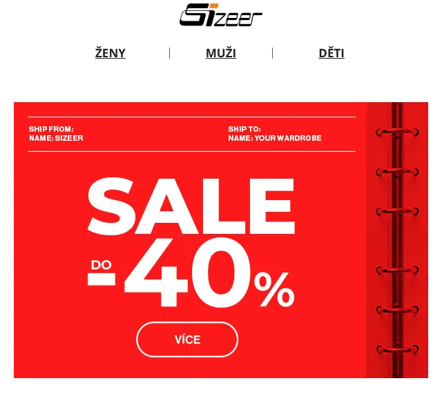 Sizeer: až -40 % na Nike, Adidas, New Balance – červenec 2026