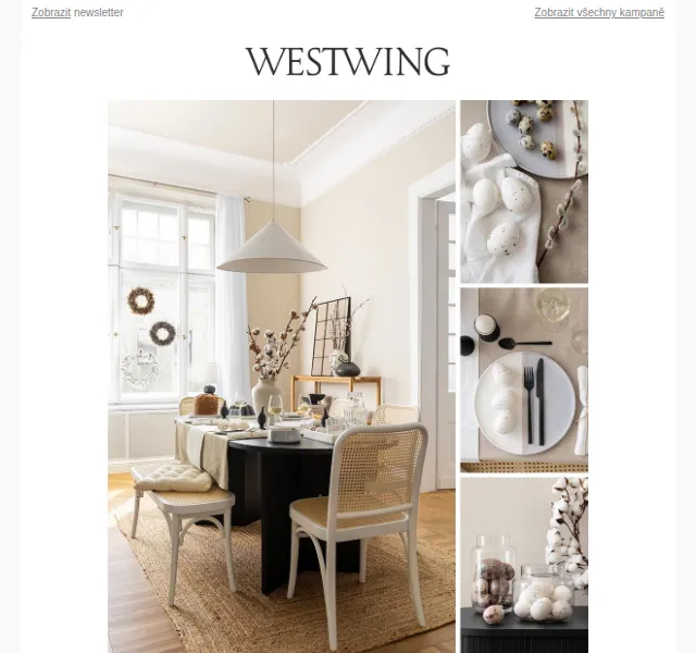 Westwing: Modern Organic na Velikonoce s Vical až -50% – červen 2026 | Nuslet.cz