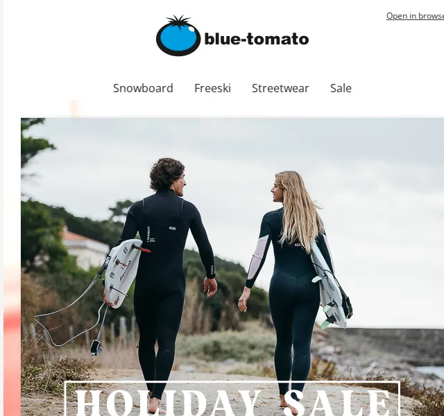BLUE TOMATO: Slevy až –50 % na surfwear & hardgoods – červen 2026 | Nuslet.cz