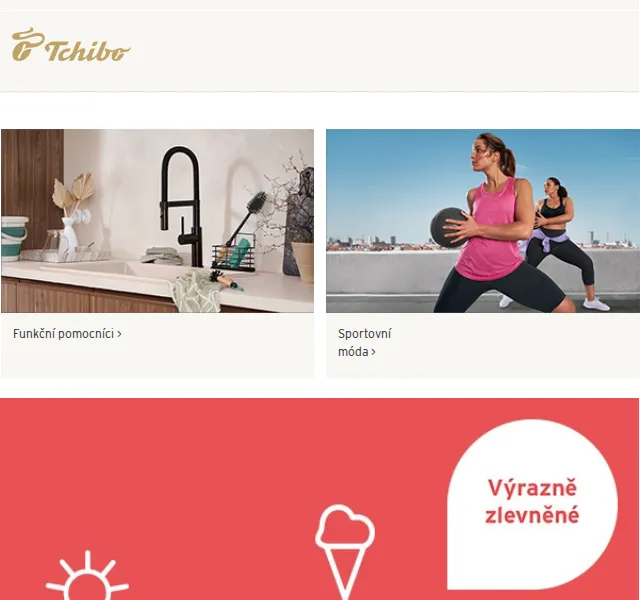 Tchibo: Slevy na oblečení, sport a domácnost – duben 2026