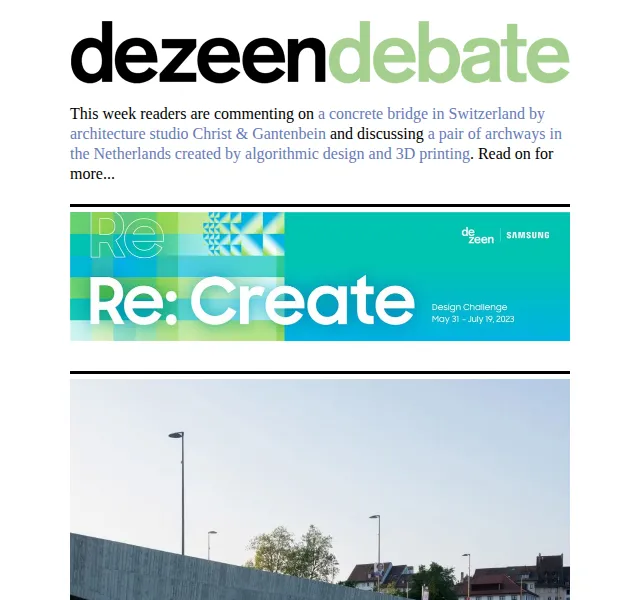 Dezeen Daily: Čtenáři diskutují o architektuře – červen 2026 | Nuslet.cz