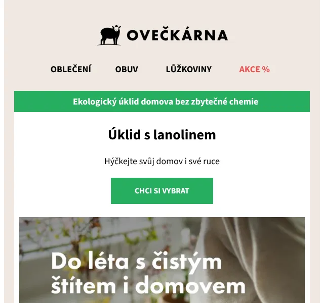 Ovečkárna: Ekologický úklid s lanolinem – červen 2026 | Nuslet.cz