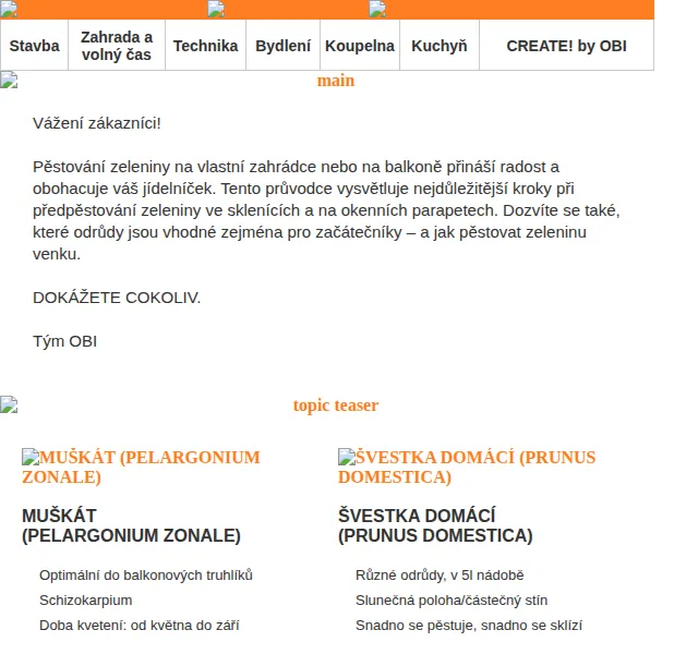OBI Novinky: Zahradní a kutilské akce – červen 2026 | Nuslet.cz