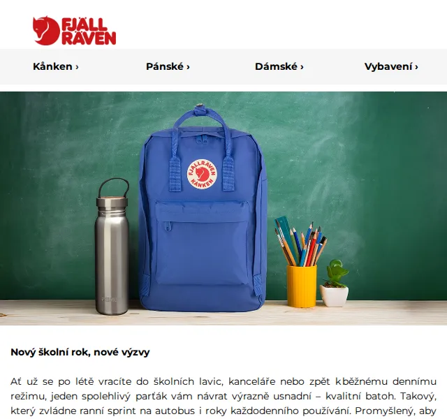 Fjallraven-shop: Batohy Kånken s lahví Primus zdarma – červen 2026 | Nuslet.cz