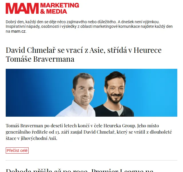 Marketing & Media: aktuální zprávy z oboru – říjen 2026 | Nuslet.cz