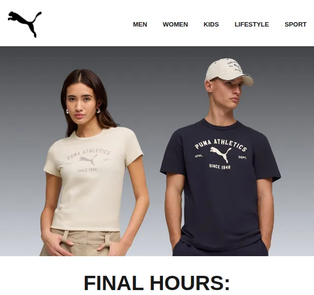 PUMA: až 50 % sleva – srpen 2026 | Nuslet.cz