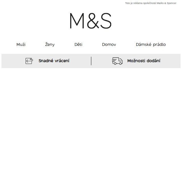 Marks and Spencer: Vánoční kolekce 2026 – červen 2026 | Nuslet.cz