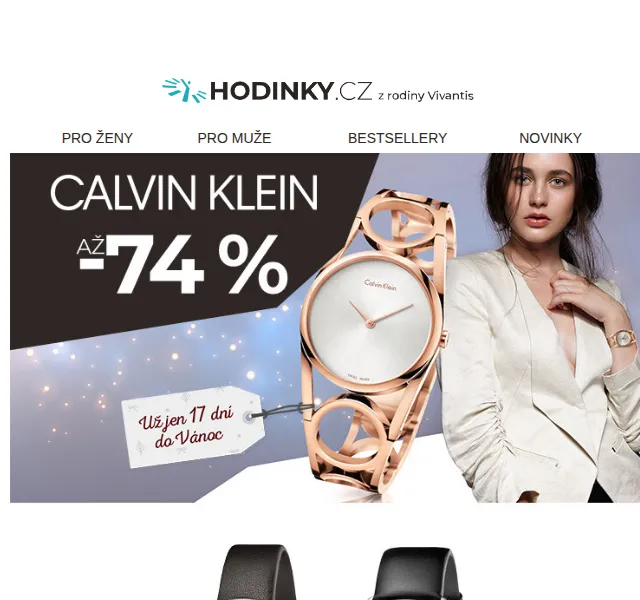 Hodinky.cz: Sleva na Calvin Klein až -74 % – červen 2026 | Nuslet.cz