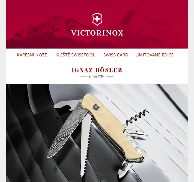 Ignazrosler.cz: Victorinox Ranger 55 Mic Damast – červen 2026 | Nuslet.cz