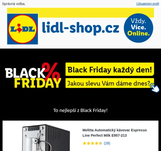 Lidl: Black Friday slevy až 57 % – listopad 2023 | Nuslet.cz