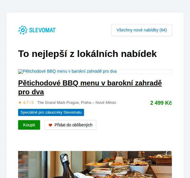 Slevomat: Snídaně v 5* hotelu na Malé Straně – červen 2026 | Nuslet.cz