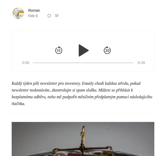 Substack: Bitcoinové investiční modely – červen 2026 | Nuslet.cz