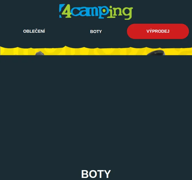 4camping.cz: dodatečná sleva 10 % na boty – červen 2026 | Nuslet.cz