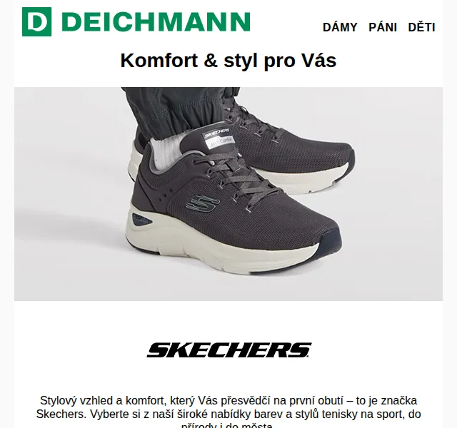 DEICHMANN: Skechers tenisky od 1 399 Kč – červenec 2026 | Nuslet.cz