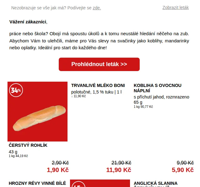 Penny: Svačinky se slevou až 57 % – září 2025 | Nuslet.cz