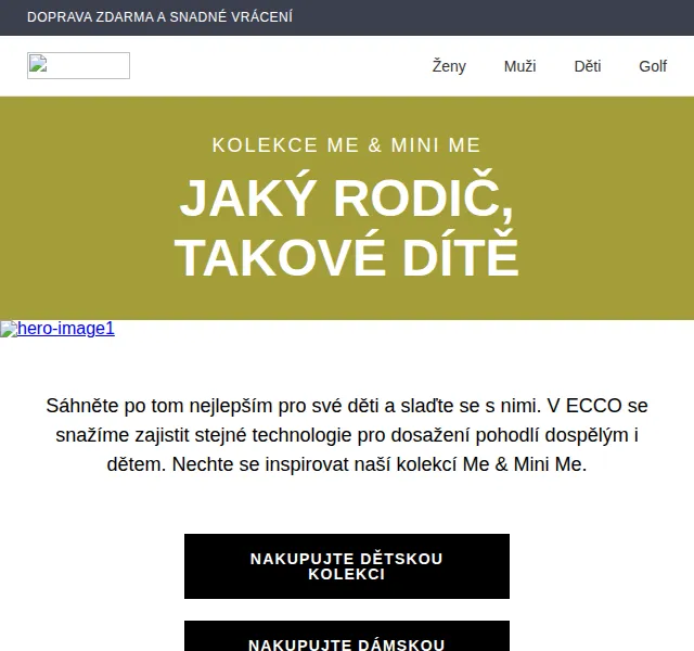 ECCO: Kolekce Me & Mini Me pro celou rodinu – červen 2026 | Nuslet.cz