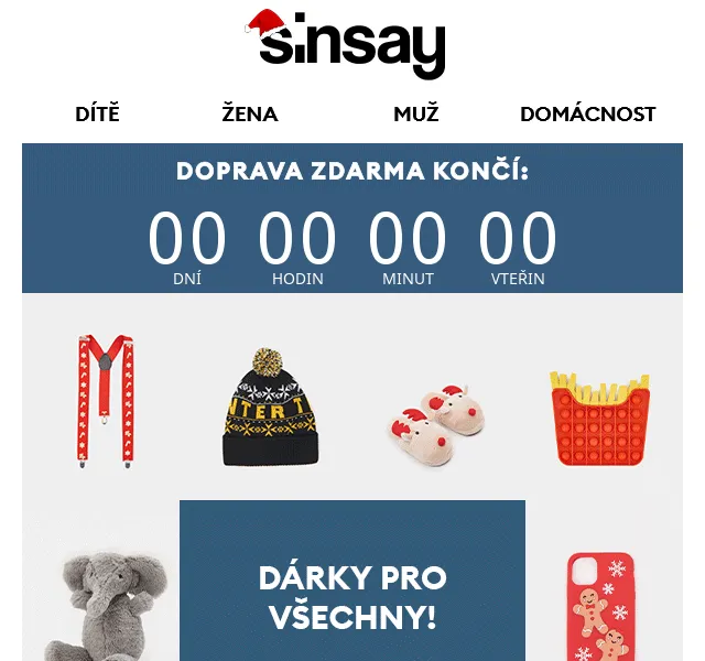 Sinsay: Dárky s dopravou zdarma – červen 2026 | Nuslet.cz