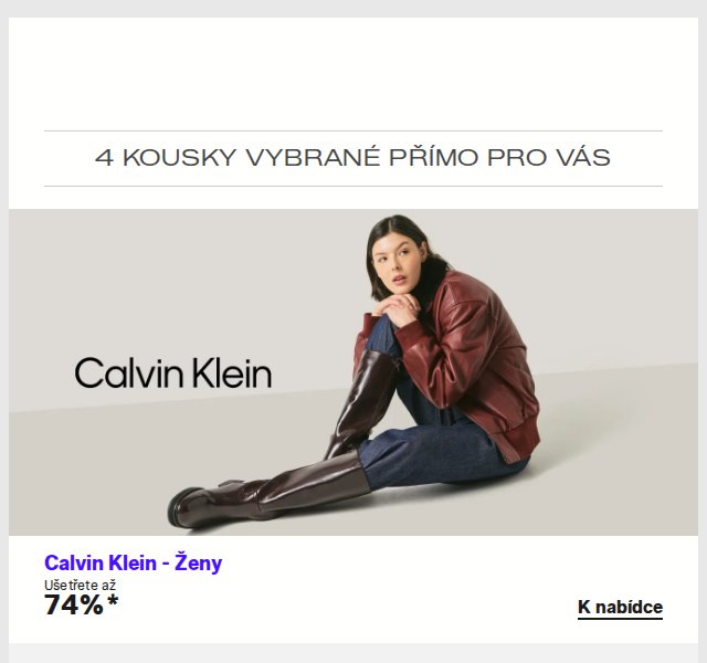 Lounge by Zalando: Calvin Klein, Champion až -75 % – duben 2026