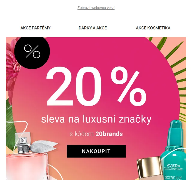 Notino: 20% sleva na luxusní značky – červen 2026 | Nuslet.cz