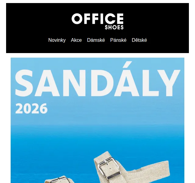 Office Shoes: Letní sandály – červen 2026 | Nuslet.cz