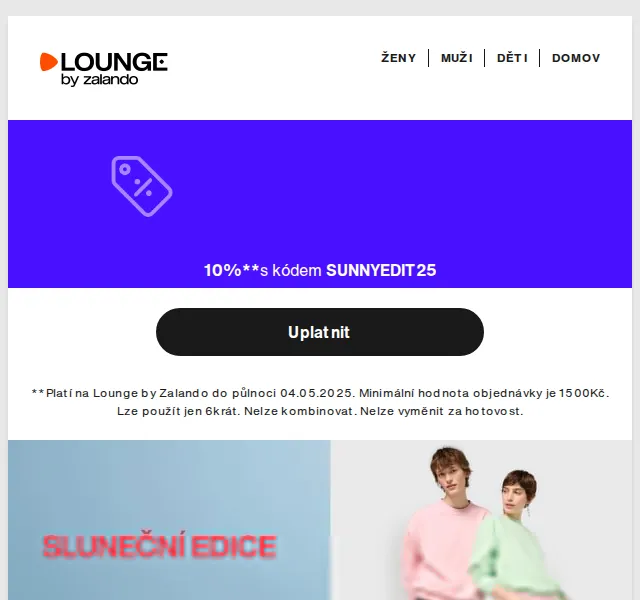 Lounge by Zalando: Columbia & UGG sleva 10 % – duben 2026