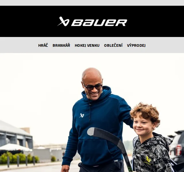 Bauer Hockey Česko: 20 % sleva na oblečení – červen 2026