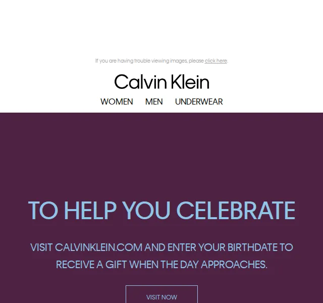 Calvin Klein: narozeninový dárek – kód ke vstupu – červen 2026 | Nuslet.cz