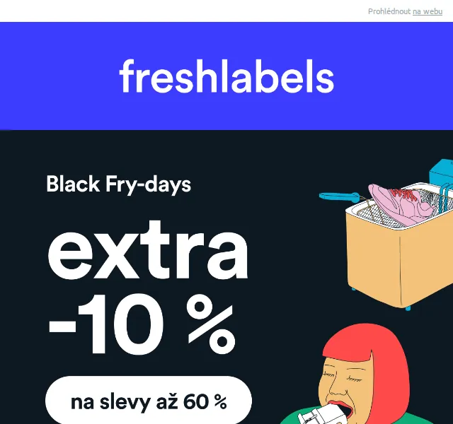 Freshlabels: Black Fry-days s extra 10% slevou – červen 2026 | Nuslet.cz