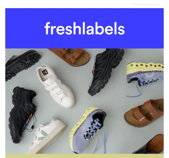 Freshlabels: tenisky On, Veja, Salomon – červen 2026 | Nuslet.cz