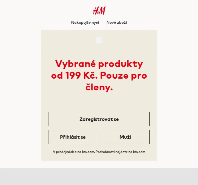 H&M Fashion: Vybrané produkty od 199 Kč – červen 2026 | Nuslet.cz