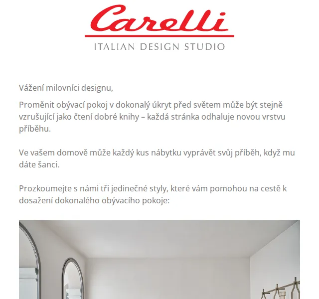 Carelli Nábytek: sleva až 20 % na obývací sety – červenec 2026 | Nuslet.cz