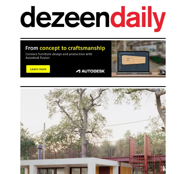 Dezeen Daily: Novinky a soutěž Dezeen Awards 2025 – červenec 2026 | Nuslet.cz