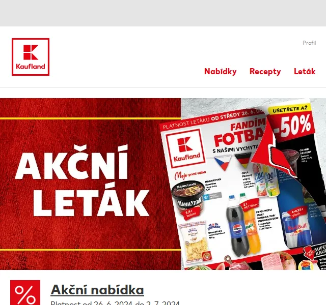 Kaufland: Birell, brambůrky a zmrzlina v akci – červen 2026 | Nuslet.cz