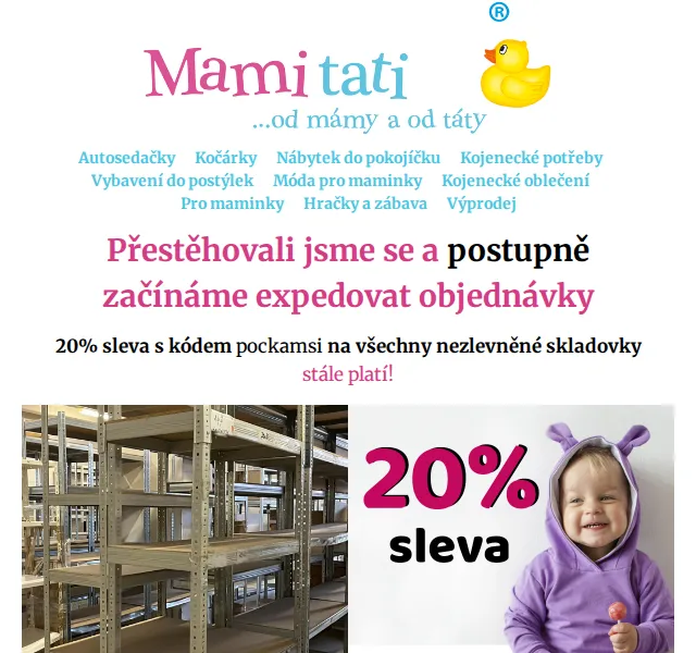 Mamitati.cz: Sleva až 70 % a 50% na teplákovky – červenec 2026 | Nuslet.cz