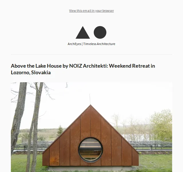 ArchEyes: Nová kolekce architektury – červenec 2025 | Nuslet.cz