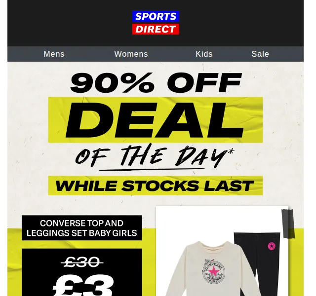 Sportsdirect: Converse set za 3 £ – červen 2026 | Nuslet.cz