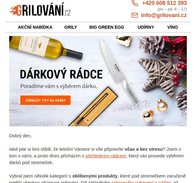 Grilování.cz: Vánoční dárky pro grilování – červen 2026 | Nuslet.cz