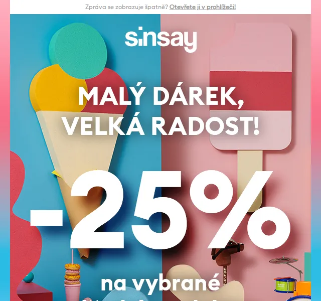 Sinsay: -25 % na vybrané produkty – červenec 2026 | Nuslet.cz