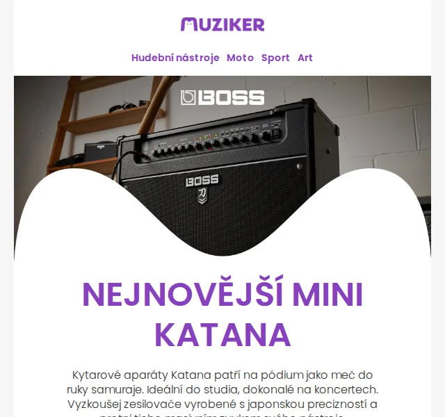 Muziker: Boss Katana aparáty – červen 2026 | Nuslet.cz