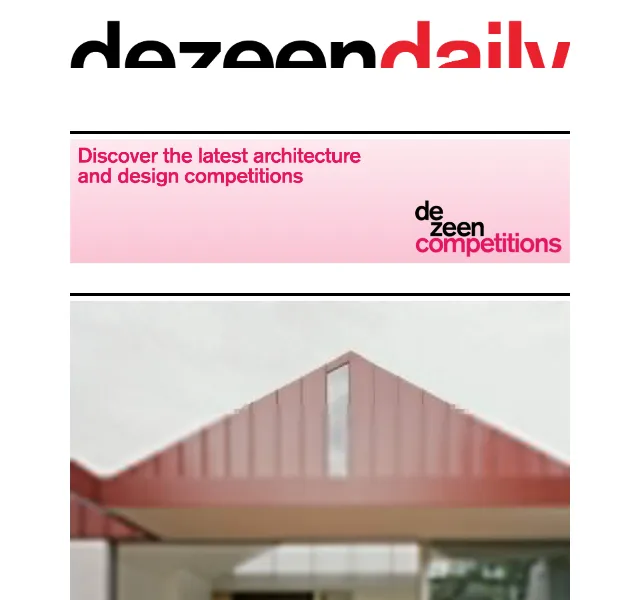 Dezeen Daily: Novinky ze světa architektury – červen 2026 | Nuslet.cz