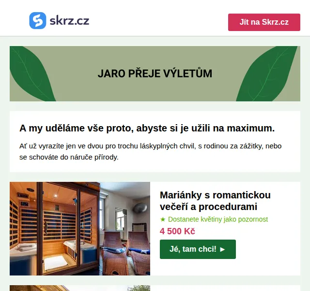Vánoce na Skrz: romantické pobyty – červen 2026 | Nuslet.cz