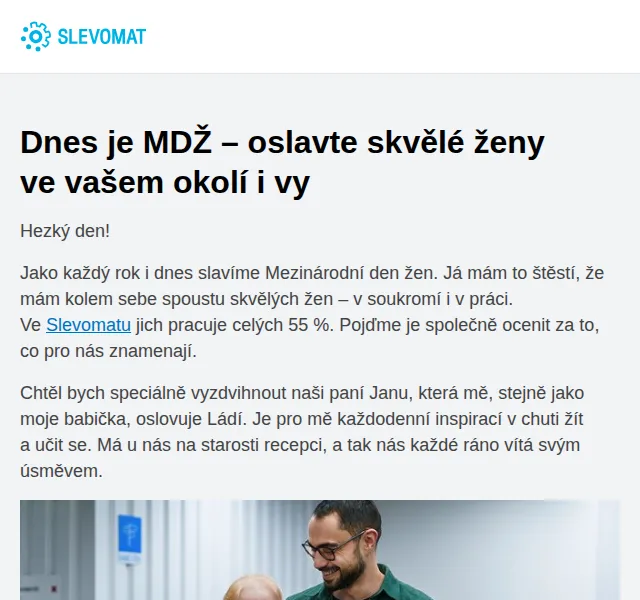 Slevomat: MDŽ inspirace na dárky – červen 2026 | Nuslet.cz