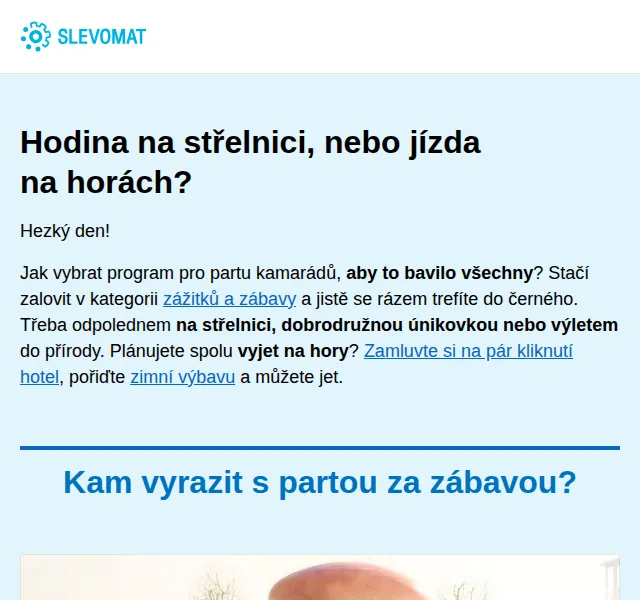 Slevomat: Zážitky, hory a pobyty s přáteli – červen 2026 | Nuslet.cz