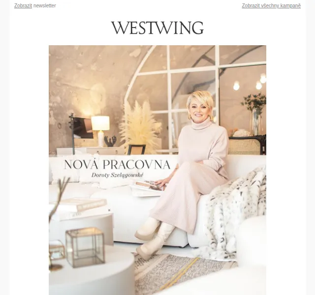 Westwing: Pracovna Doroty Szelągowské a nová kolekce – červen 2026 | Nuslet.cz