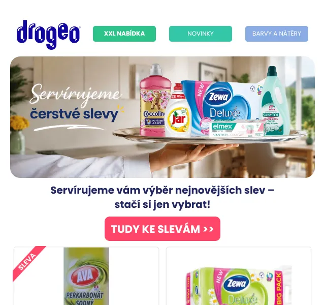 Drogeo: Čerstvé slevy na čistící prostředky – květen 2026