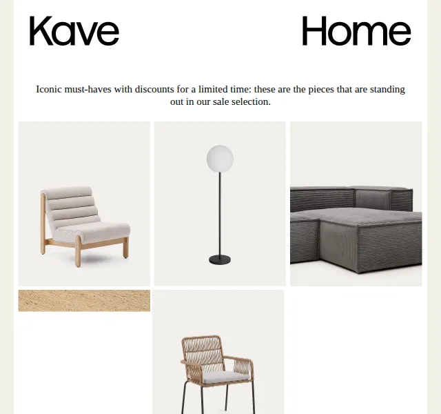 Kave Home Sale: Most Wanted slevy až 50 % na ikonický nábytek – červenec 2026 | Nuslet.cz