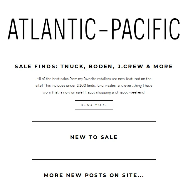 Atlantic-Pacific: slevy TNUCK, BODEN, J.CREW – červen 2026 | Nuslet.cz