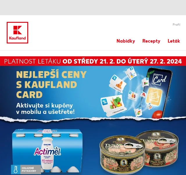 Kaufland: Sleva 33 % na uzené maso – červen 2026 | Nuslet.cz